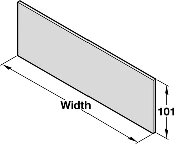 MX Slim A FSC Certified DrwBack Pan 128/500mm Dual