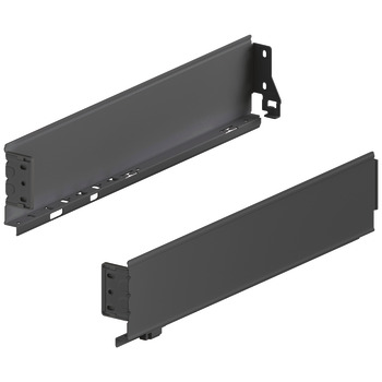 MX Std Sgl Drawer Sides 80/400mm Steel Antique