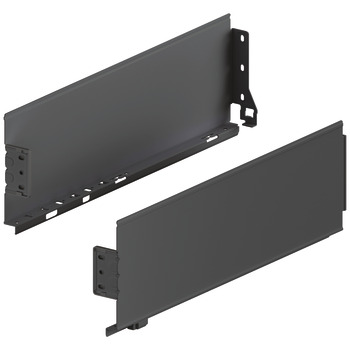 MX Std Sgl Drawer Sides 120/500mm Steel Antique