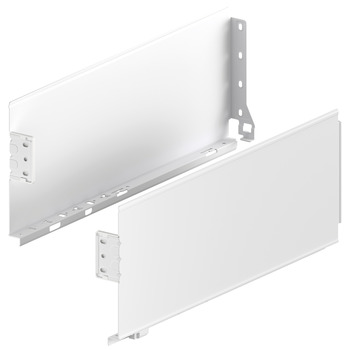 MX Std Sgl Drawer Sides 150/450mm Steel Wht