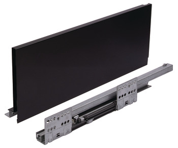 MXS Slim Std Drawer Set 35kg 167/350mm Black