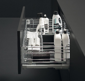 PO Undersink Wire Basket Set 900mm Antique