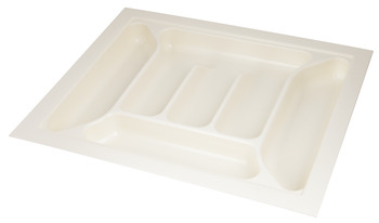 Cutlery Ins 380-440mm 500/600mm Plastic CrWht