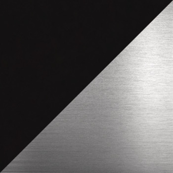 AluSplash Elegance 750x3050mm Ebony/B.Steel