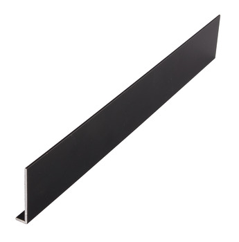 AluSplash Edge Profile 3050mm Aluminium Black