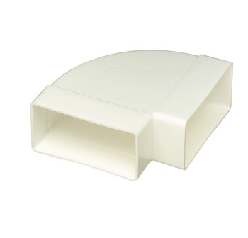 Manrose 110x54mm 90D Conn Hrz PVC Grey