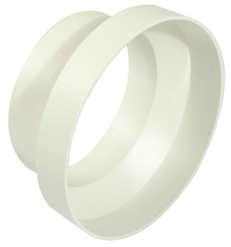 Manrose D150-125mm Pipe Reducer PVC Wht