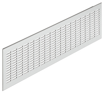 Ventilation Grille Rectangle 480x100mm Anodised Silver Fire Rated 575.05.933