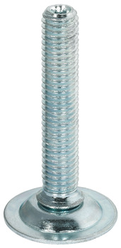 Plinth Adj Screw D30mm M10x70mm Galvanised Steel