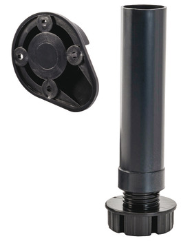 Plinth Feet Set 150mm SF Plastic Black x1