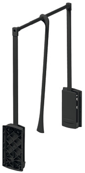2004 WithRobe Pull Rail 600-1000mm Black/Black