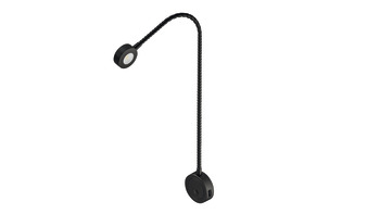 Loox5 LED2034 Rail+USB 12V/1.4W 3K Black