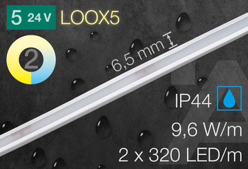 Loox5 Flex LED3085 3M 24V/9.6W 2.7-5K
