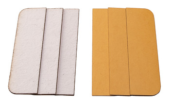 Intumescent Hinge 2mm Sqr/Rad SA Pads Pk