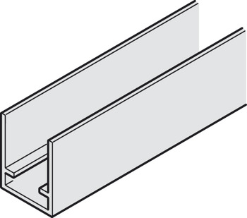 Slido D-Fo21 50B Guide Trk 3.0m Aluminium Silver